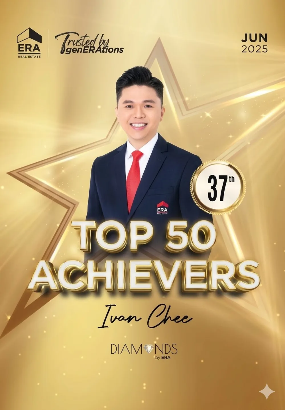 ERA Top 50 Achievers June 2025, #37, Ivan Chee, Diamonds by ERA