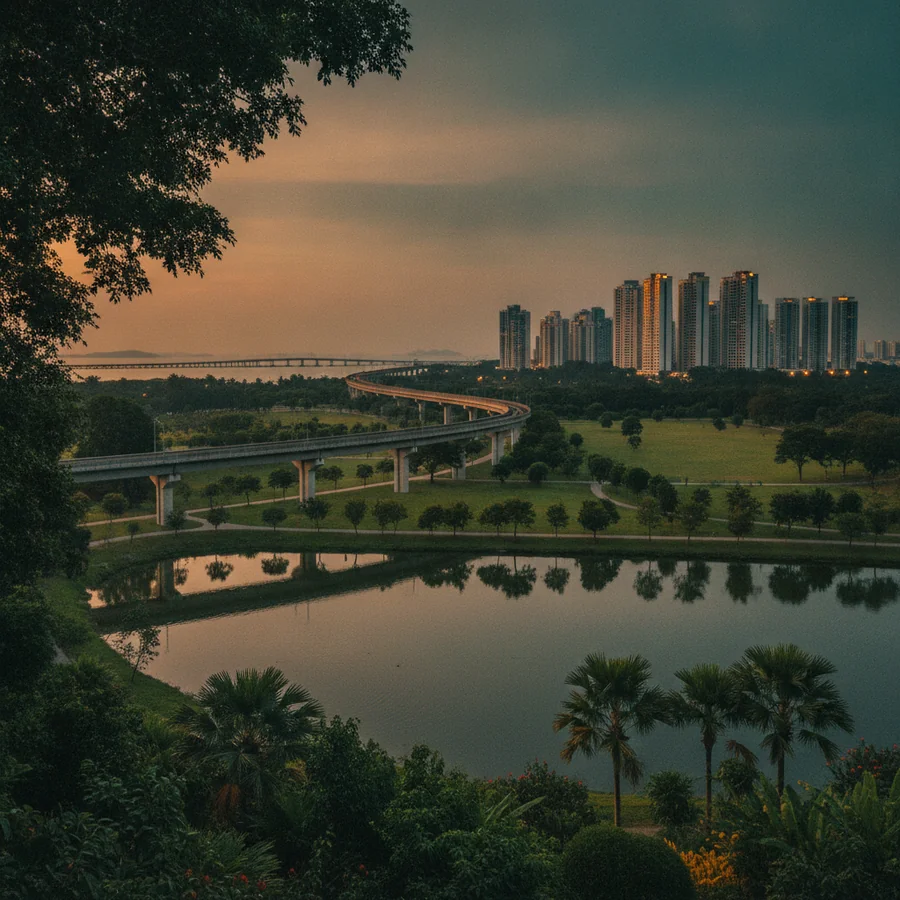 Norwood Grand, CDL's 99-year leasehold condo at Champions Way, Woodlands (D25), about 3 minutes' walk to Woodlands South MRT. 348 units, launched October 2024.
